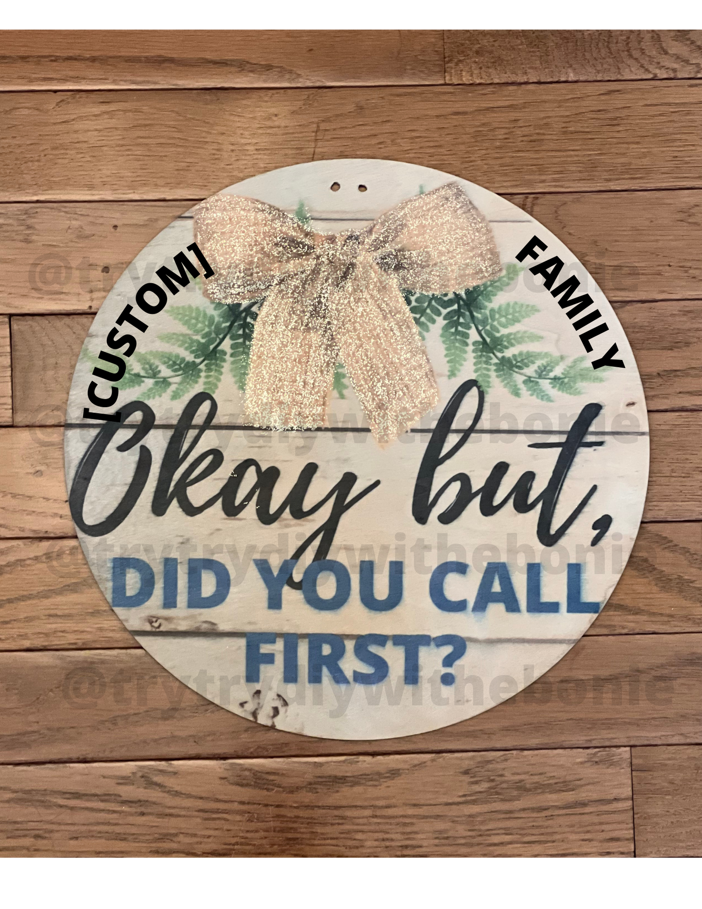 DOUBLE-SIDED Decorative Door Hangers