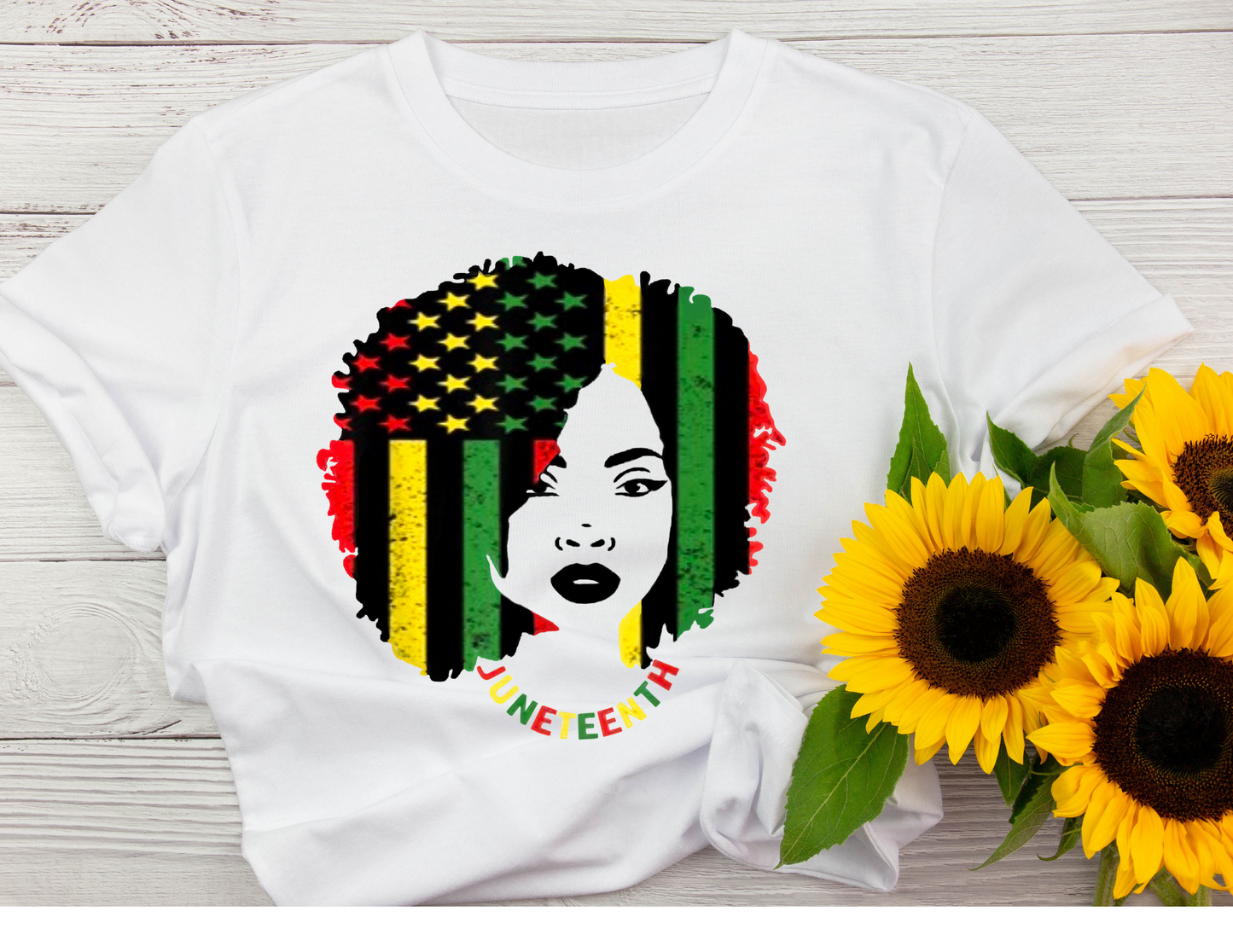 Juneteenth Flag Afro