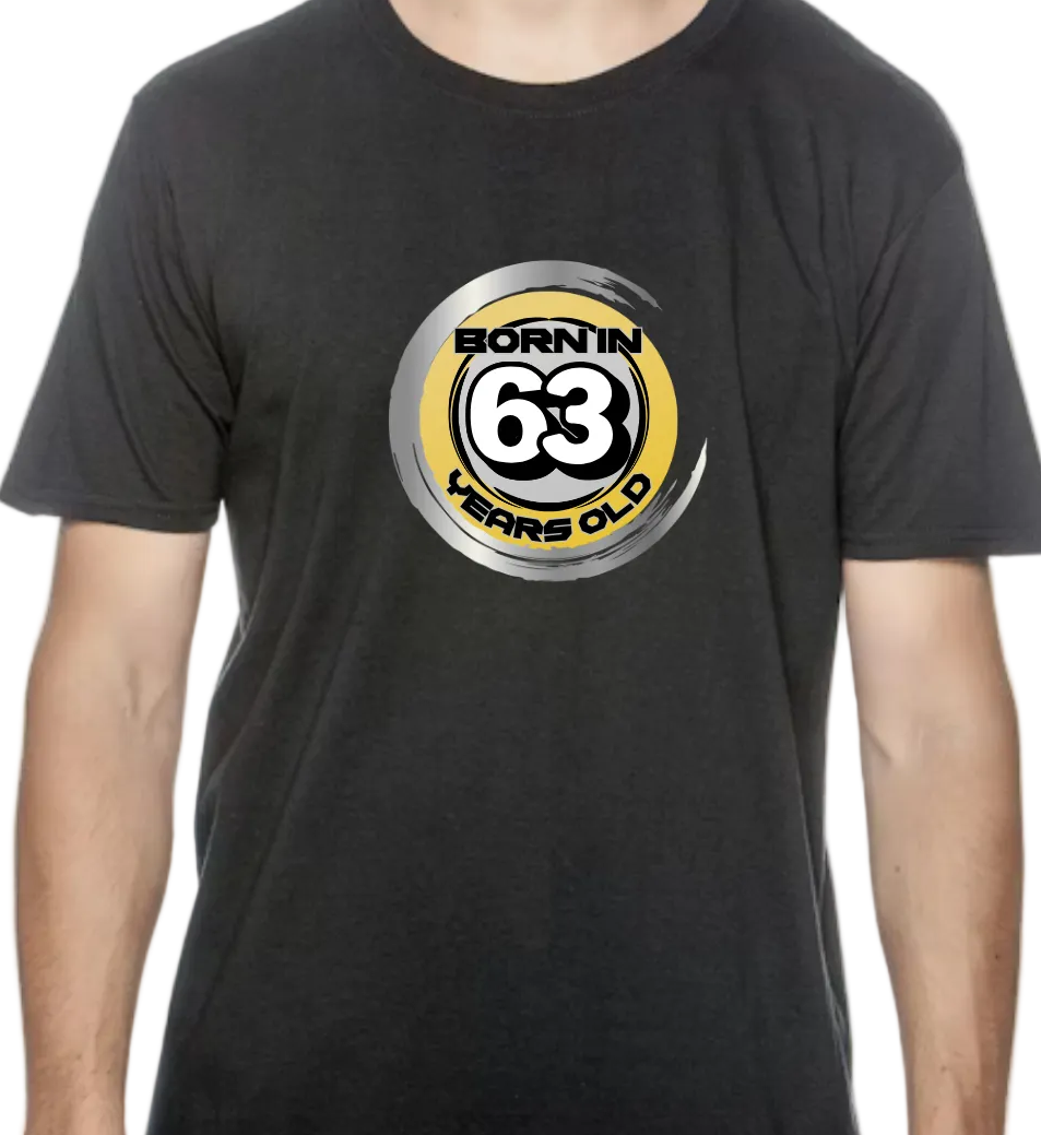 Born in ‘63 and 63Years Old T-shirt