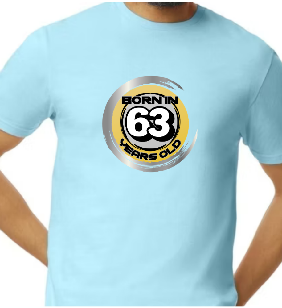 Born in ‘63 and 63Years Old T-shirt