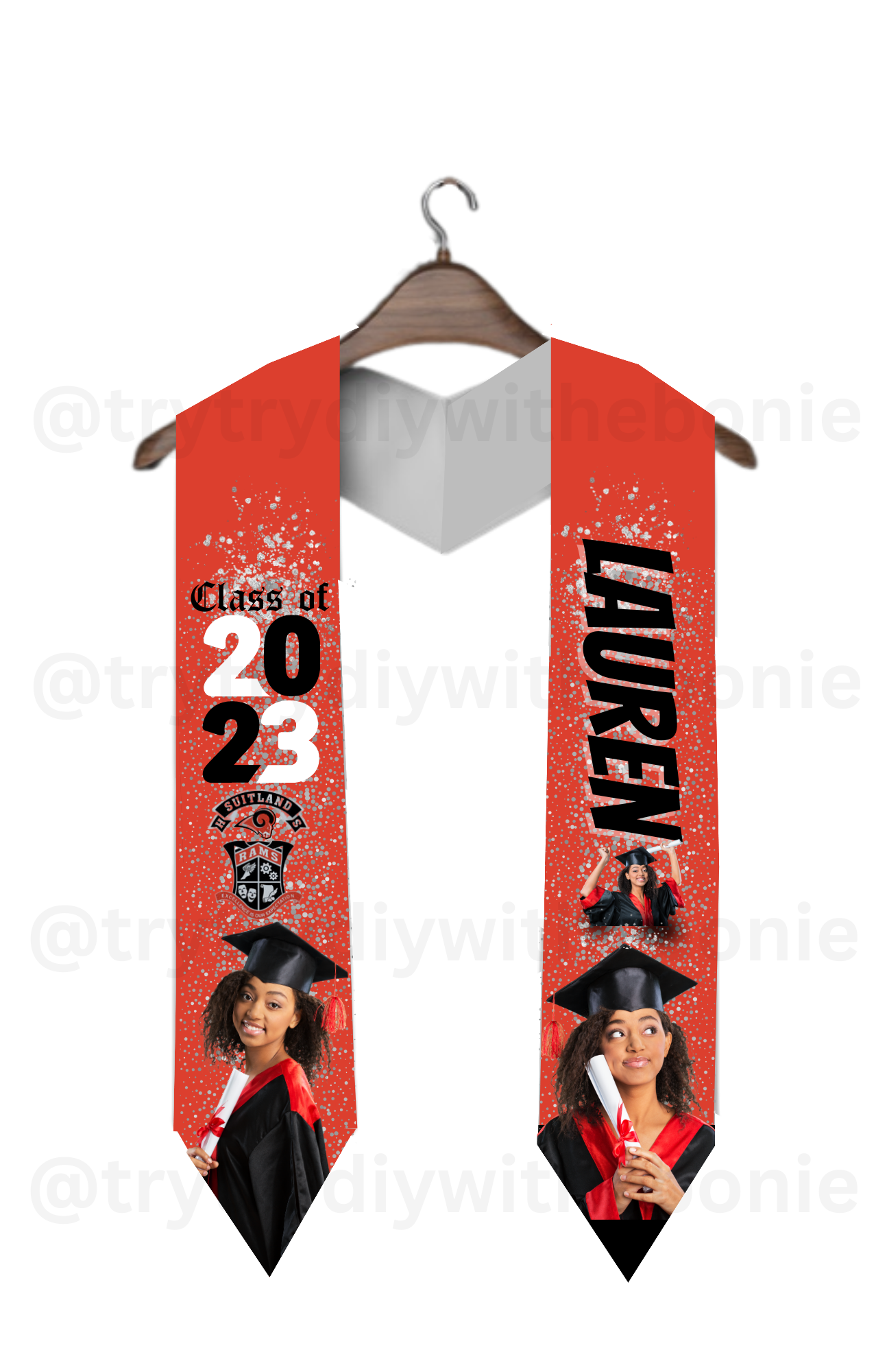 Custom Graduation Stole