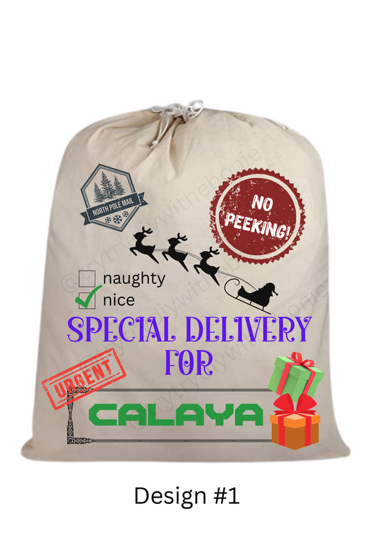 Customized Santa Sacks!