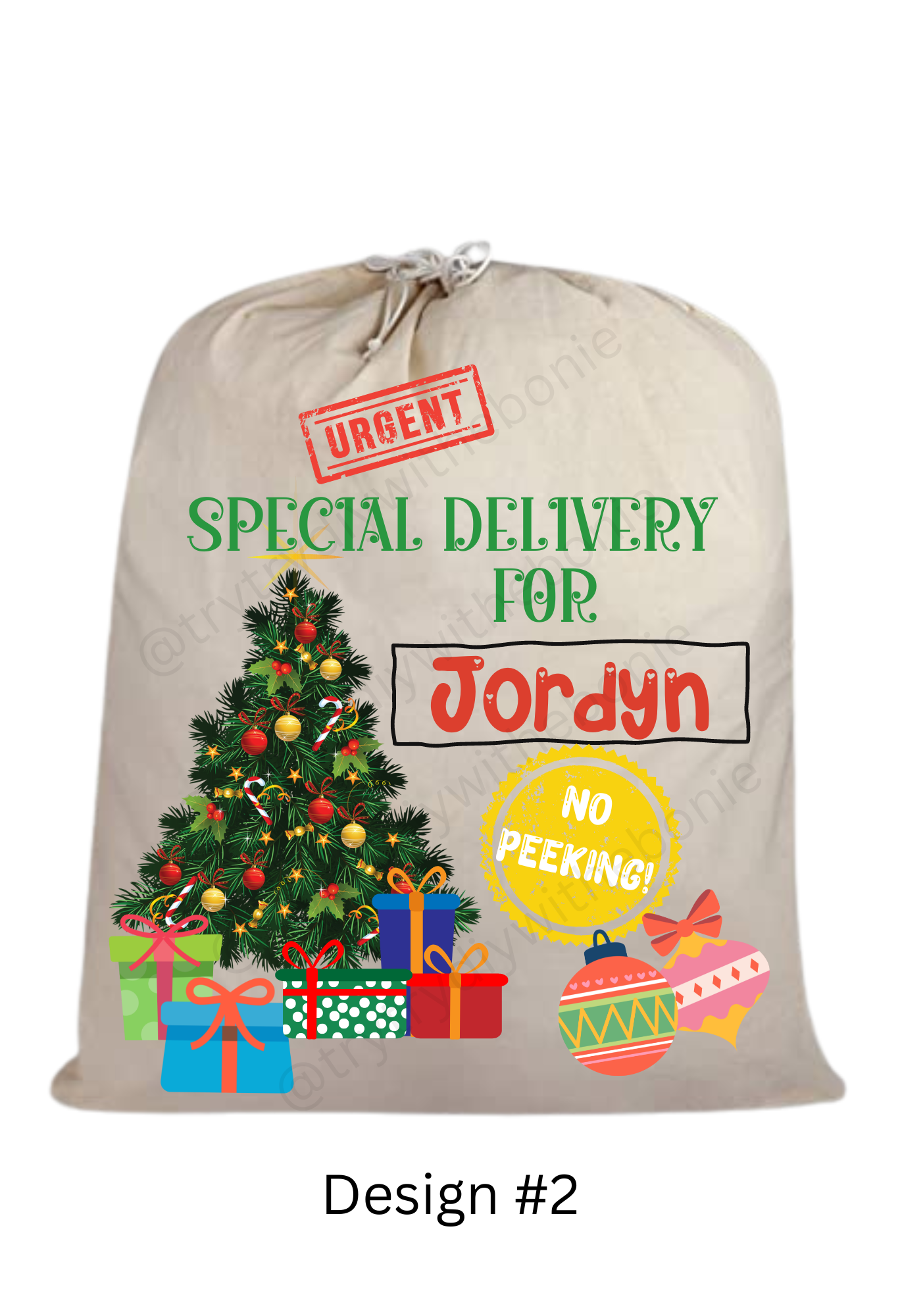 Customized Santa Sacks!