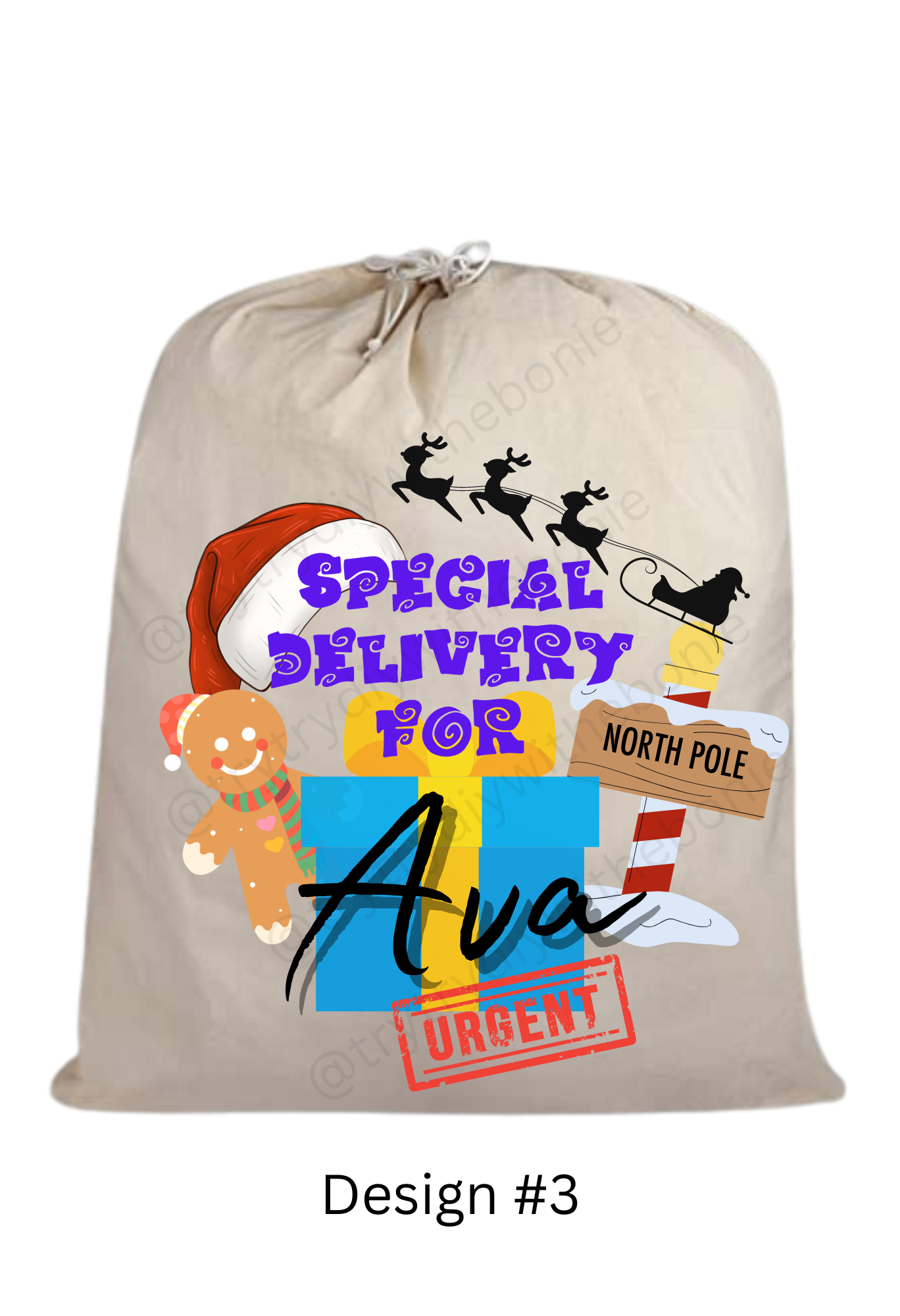 Customized Santa Sacks!