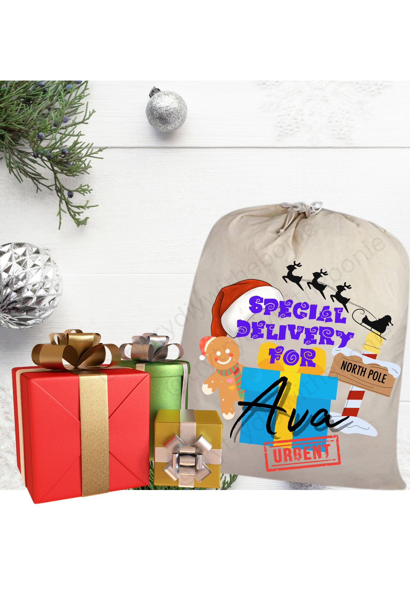 Customized Santa Sacks!