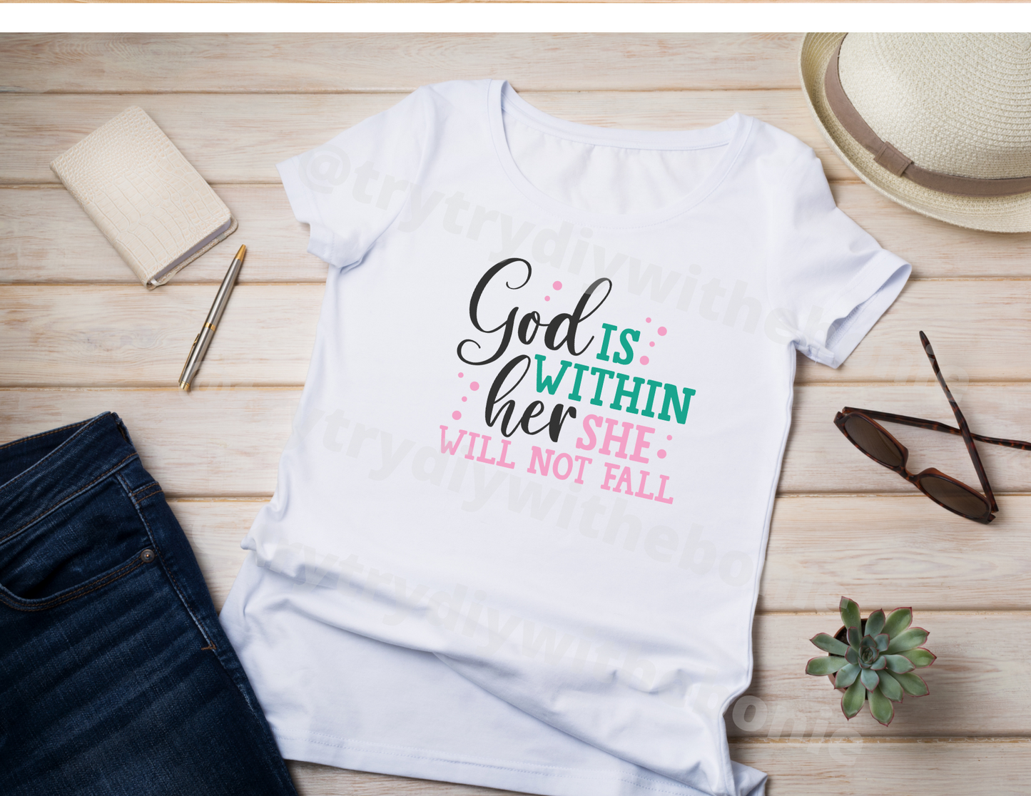 God is Within Her Tee